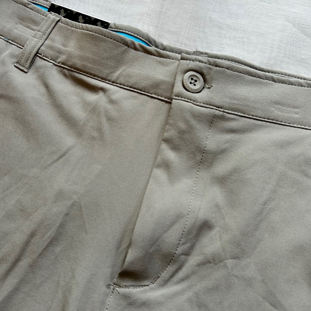 Birdie Bound Golf Shorts Mens 42 Grey Performance Cargo Technical Stretch